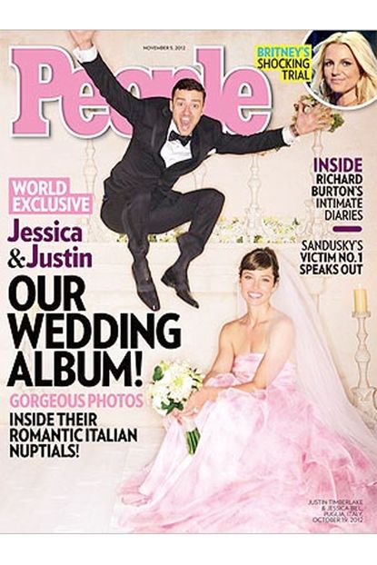 in Timberlake and Jessica Biel wedding photo 