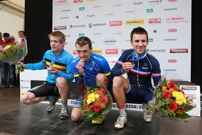 U23 podium at the European cross country championships