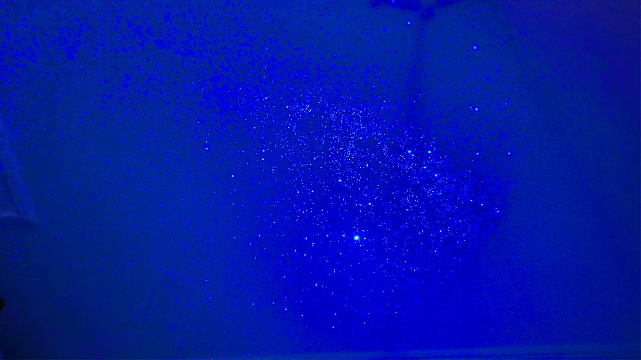 The Dark Skys Skyview Pocket Planetarium's projection without the star map overlay