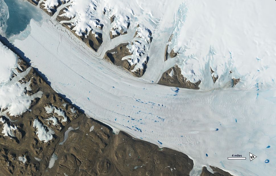 Satellites Show Glaciers Rapidly Shrinking from Climate Change
