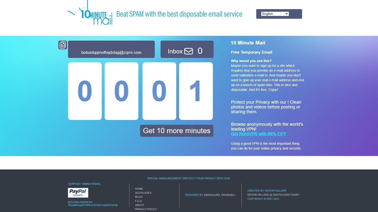 10 Minute Mail Temporary Email Review | Techradar