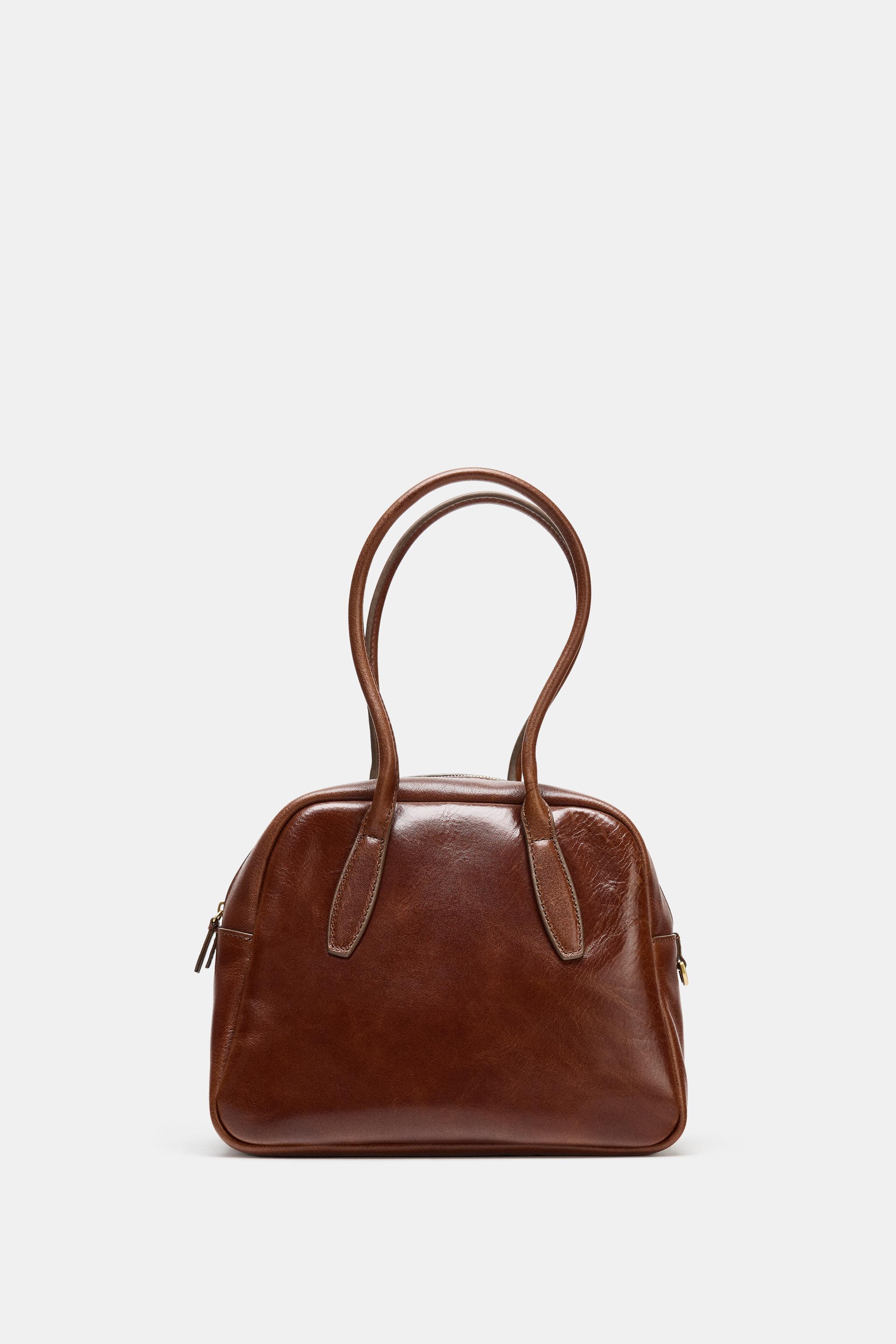 Leather Bowling Bag