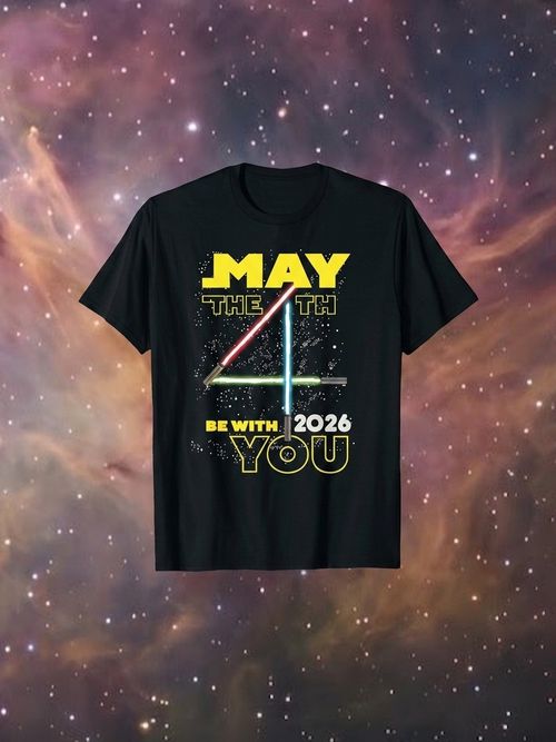 May the 4th Be With You 2026 Lightsabers T-Shirt