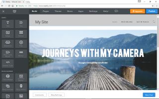 Blogs on Weebly are built from a combination of content blocks