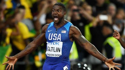 Justin Gatlin 100m coach agent doping allegations