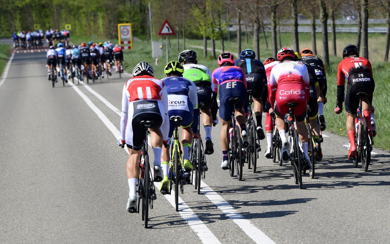 Echelons splinter the peloton in Scheldeprijs