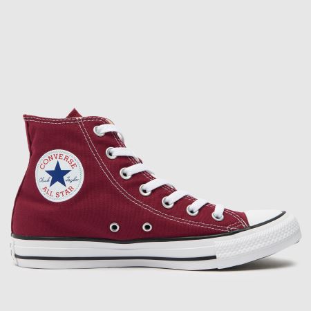 Converse All Star Hi in Burgundy