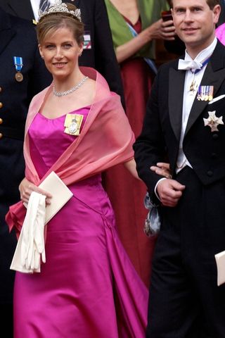 Sophie, Duchess of Edinburgh's dress fit for a royal