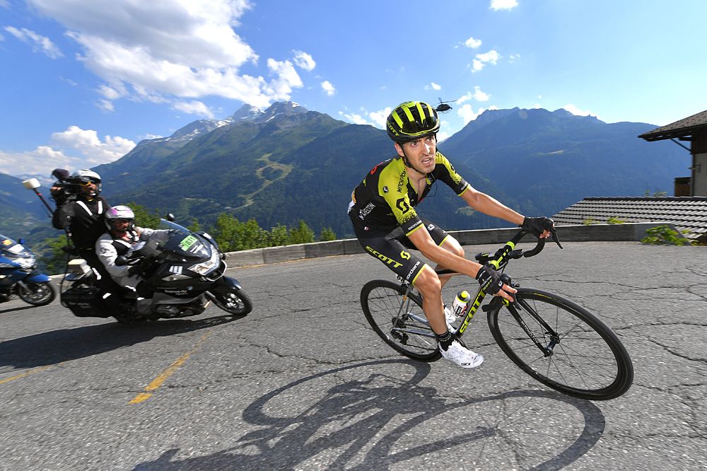 Mikel NIeve (Mitchelton-Scott) goes solo on stage 11 at the Tour de France