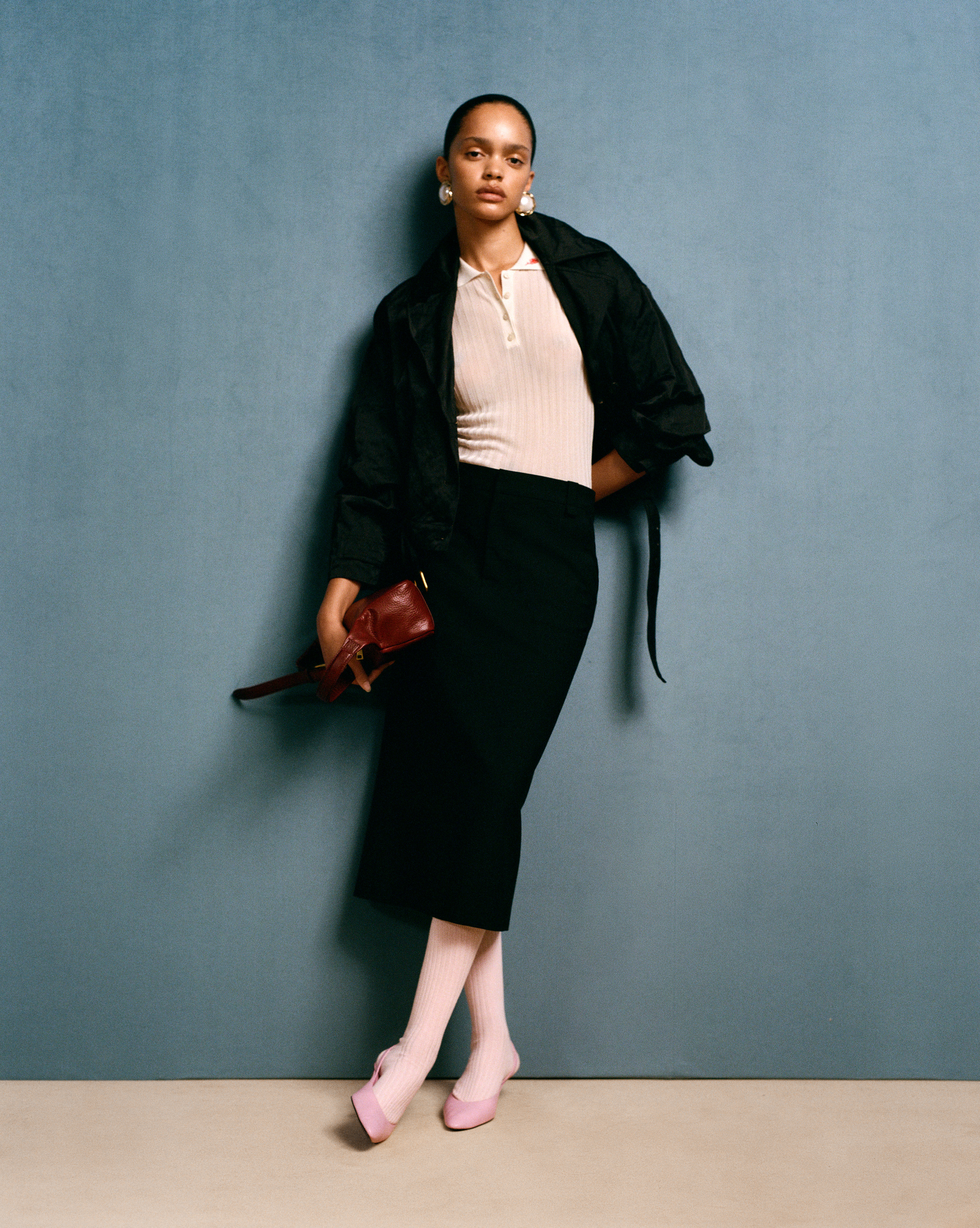 a model wearing the Zara x Willy Chavarria collaboration