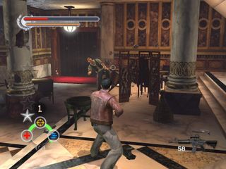 Enemies react realistically when shot in different parts of their bodies.