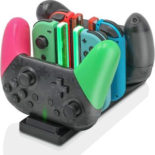 FunDirect 6-in-1 Charging Station for Nintendo Switch