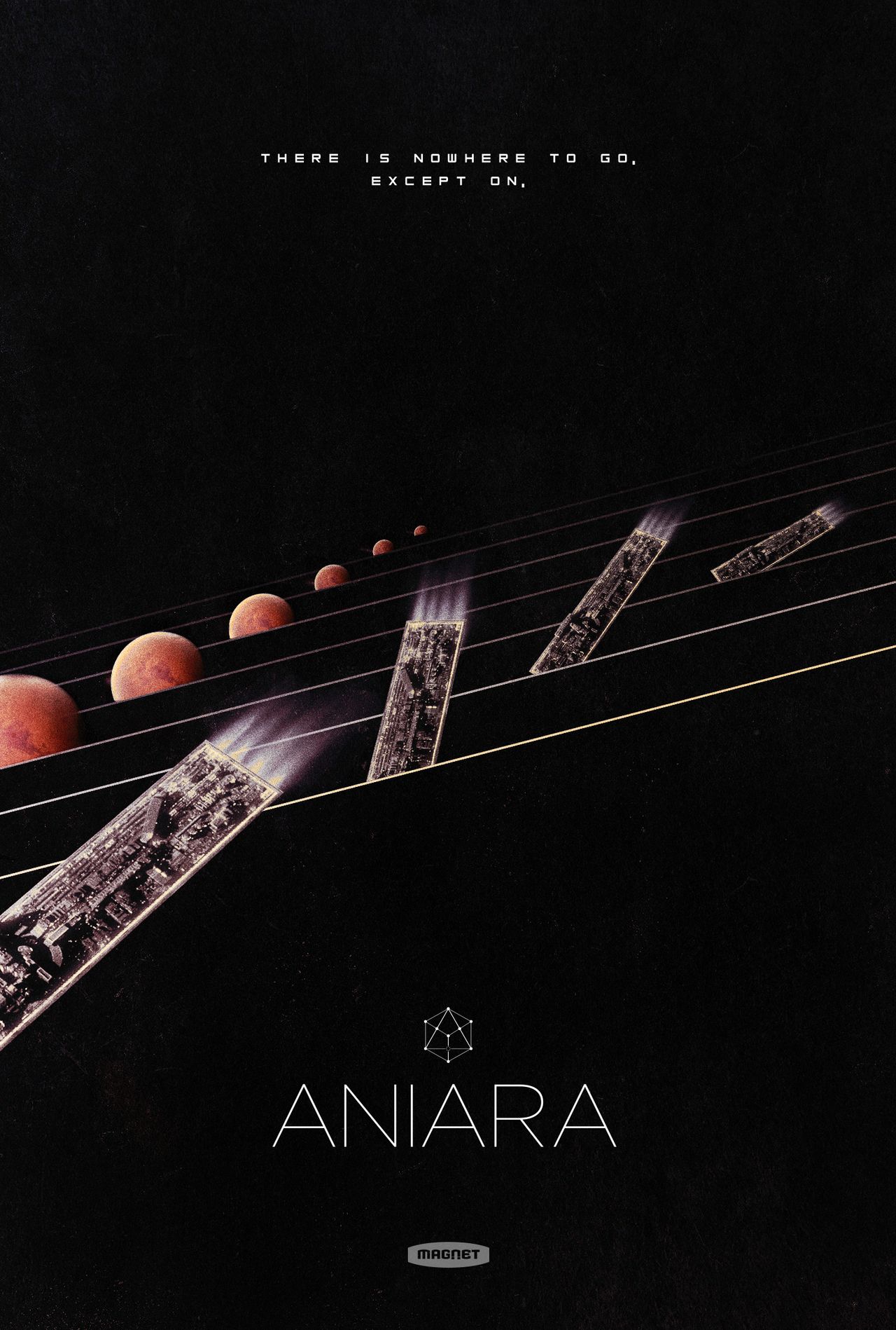 Alternate poster for the new film "Aniara."