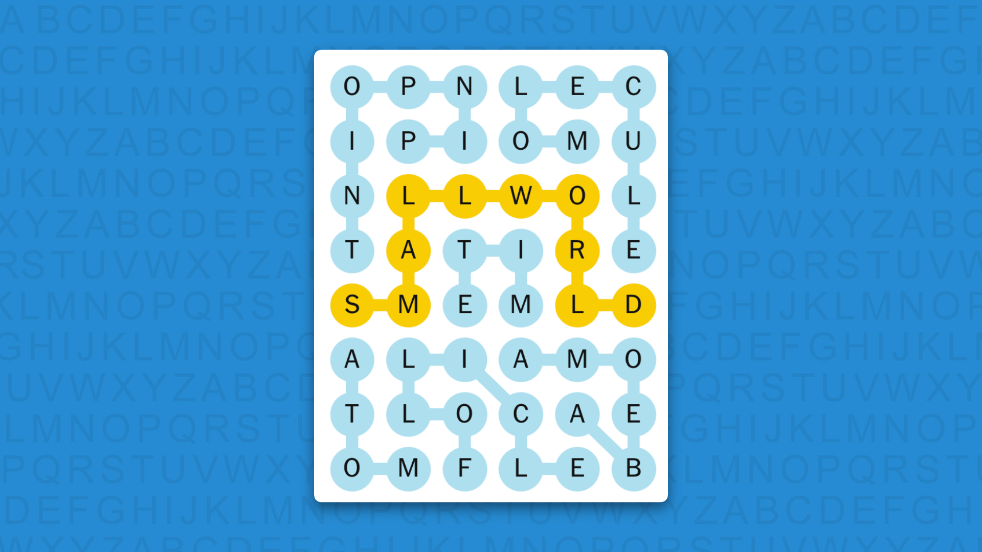 NYT Strands answers for game 957 on a blue background