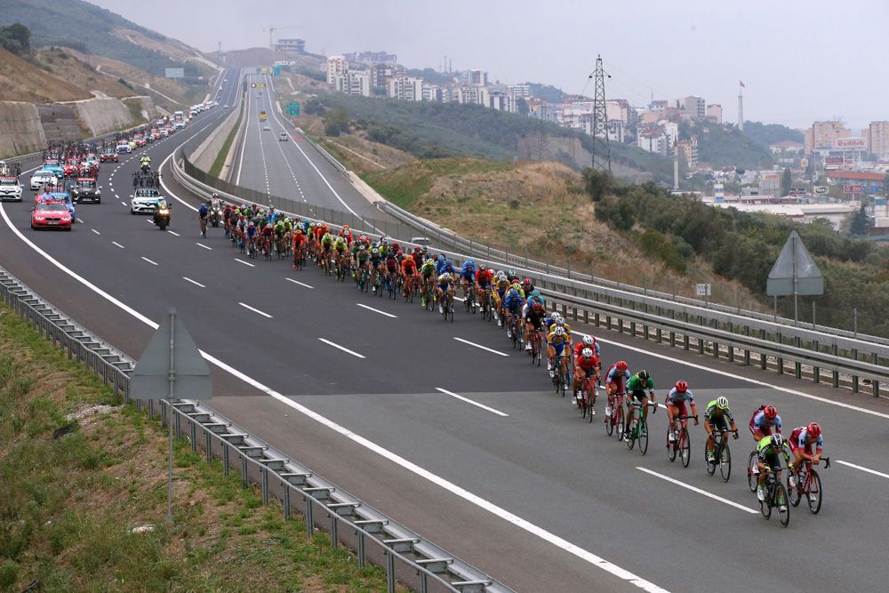 The Tour of Turkey shut down the highway