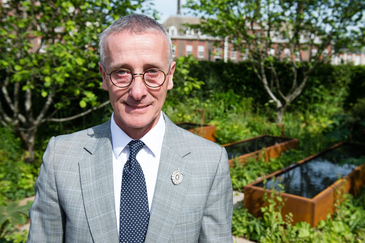 Garden designer James Alexander-Sinclair at the RHS Chelsea Flower Show.