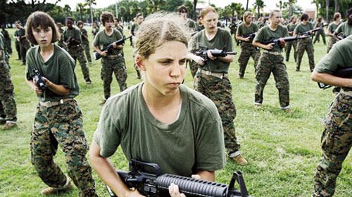 Life as an American Female Soldier Marie Claire