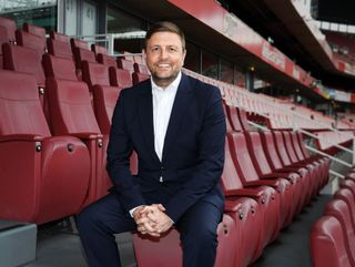 Arsenal's Director of Football Operations, Richard Garlick, will take the role of Managing Director in summer 2024 at Emirates Stadium on January 25, 2024 in London, England.