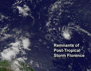 Remnants of Tropical Storm Florence