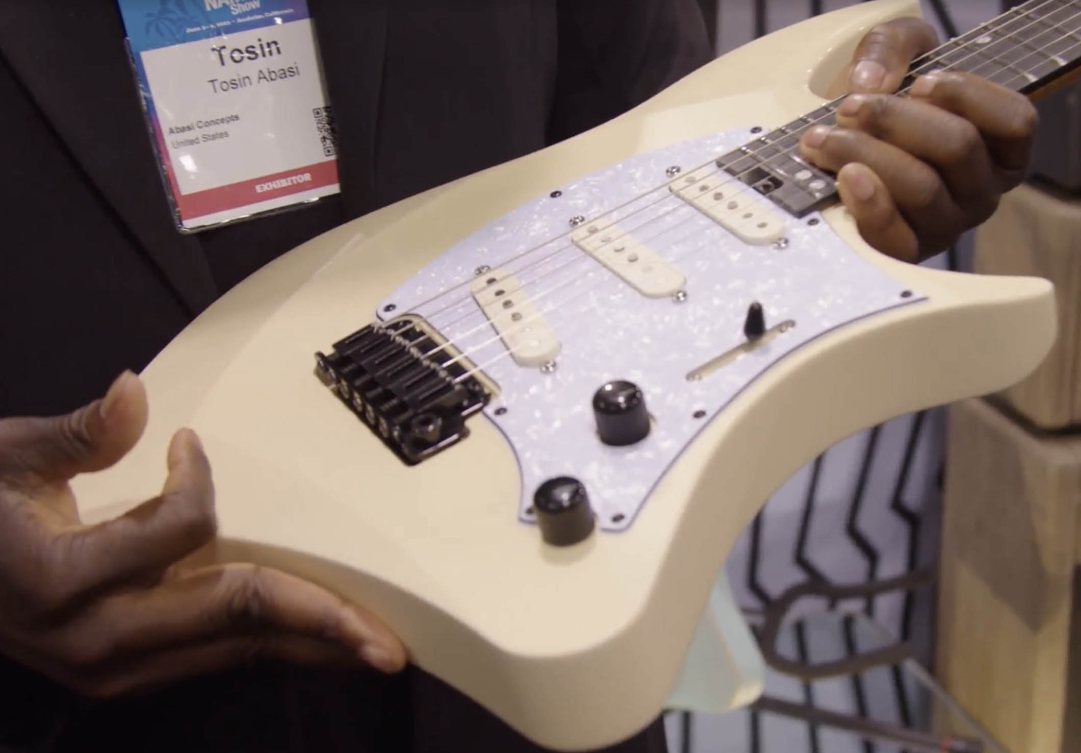 Namm 2022 Tosin Abasi Goes For The Double With Another Guitar Debut This Time From His Own 8472