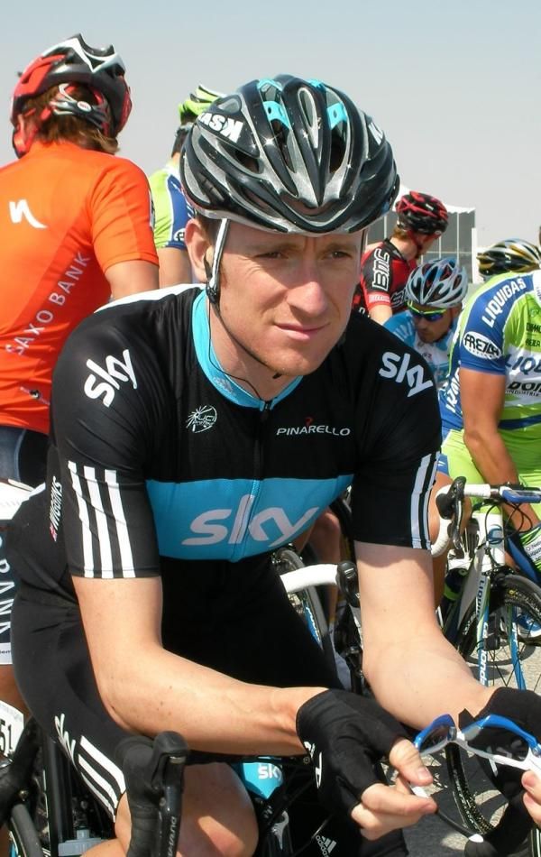 Bradley Wiggins (Team Sky) is ready to start.