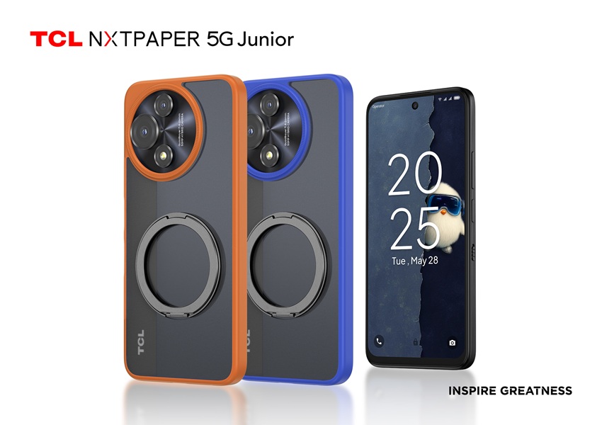 The new NXTPAPER 5G Junior, a device aimed at younger users with eye-safe displays and a Digital Detox feature.