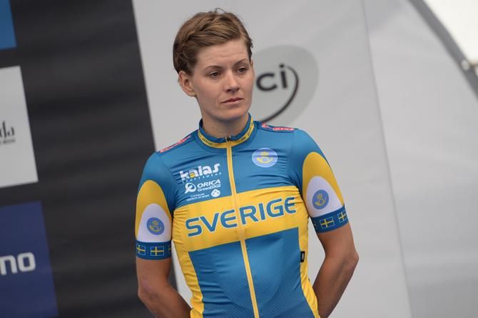 Emma Johansson (Sweden) was third in the sprint