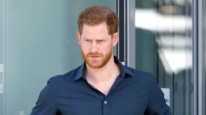 Prince Harry, Duke of Sussex arrives to officially open The Silverstone Experience at Silverstone