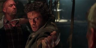 Wolverine baring his claws in X-Men