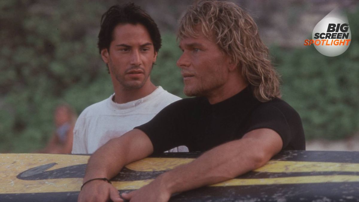 Keanu Reeves and Patrick Swayze in Point Break