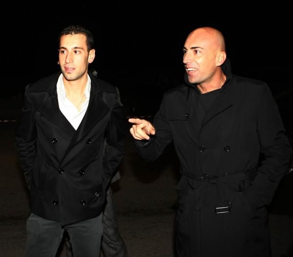 Vincenzo Nibali and Alex Carera.