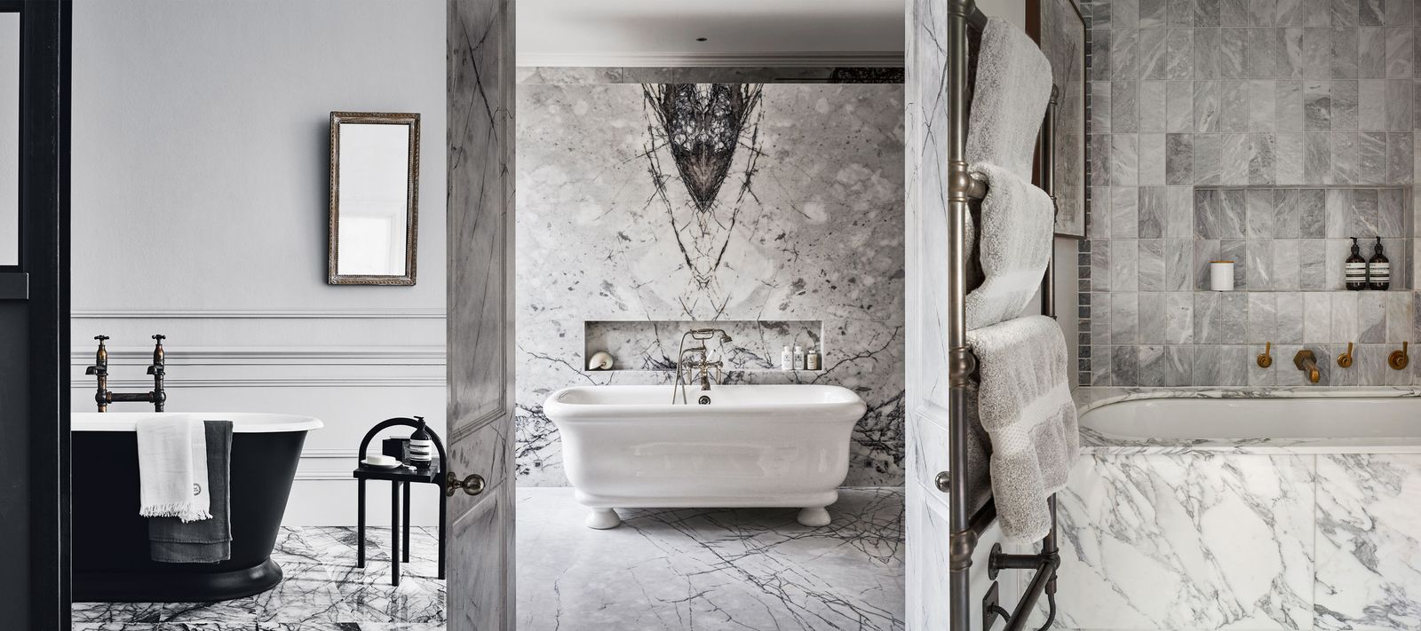 12 gray bathroom ideas: how to decorate with this popular neutral ...
