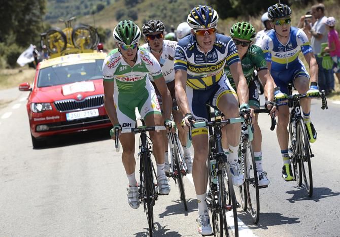 The day's breakaway on stage 3 of the Tour de France
