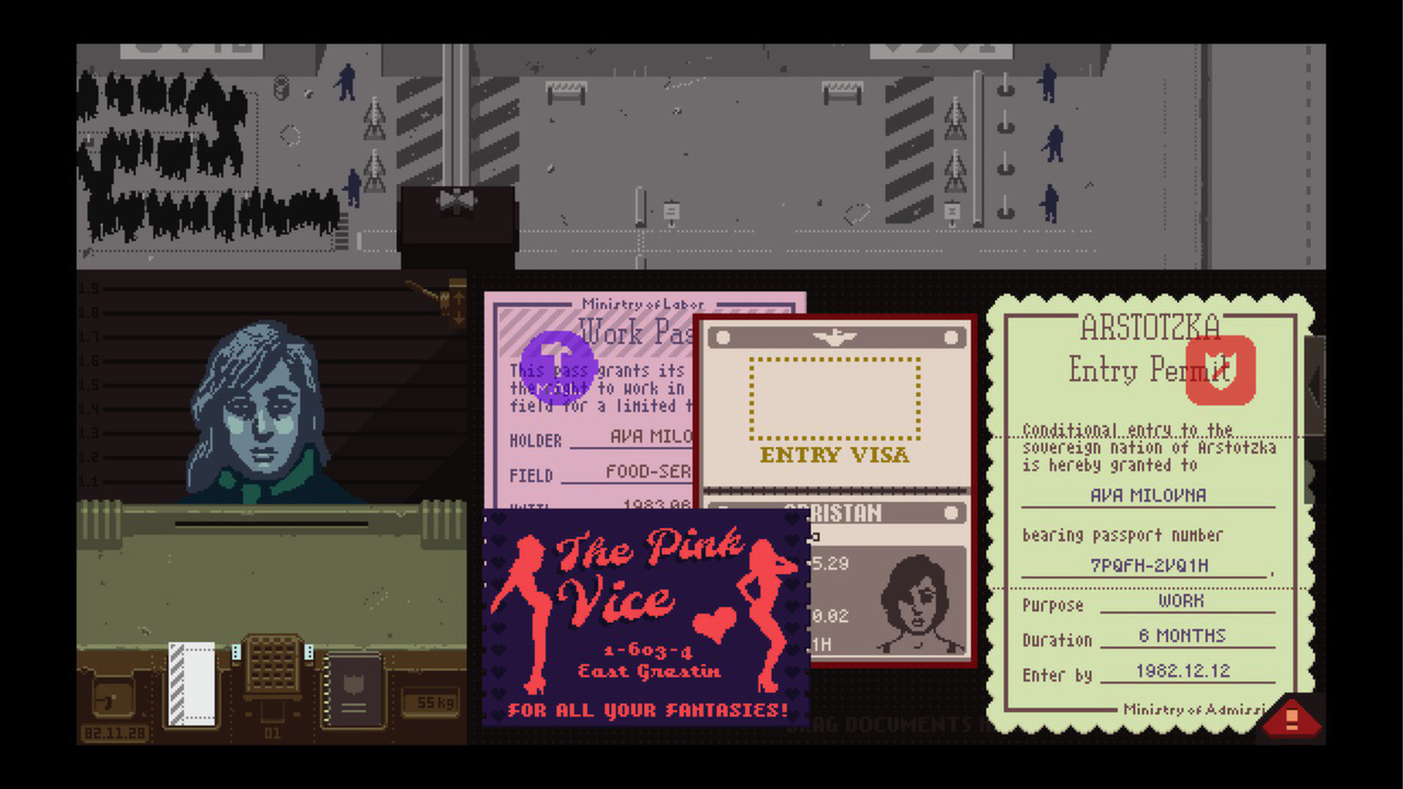 Best Mac games: Papers, Please