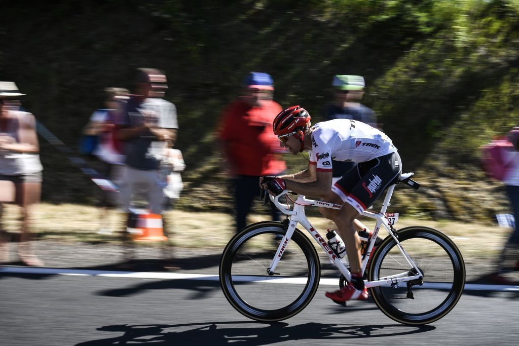 Bauke Mollema on the attack on the Tour's 15th stage