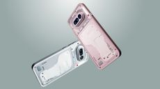 Nothing Phone (4a) in white and pink