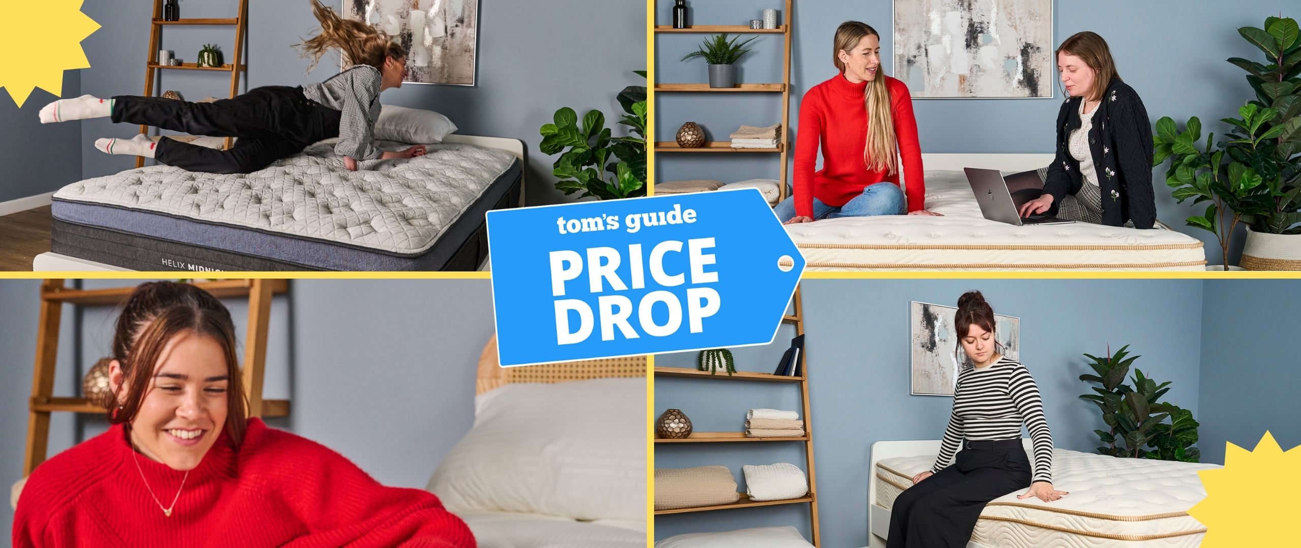 The Tom&#039;s Guide Sleep Team testing the best mattresses on sale this Labor Day