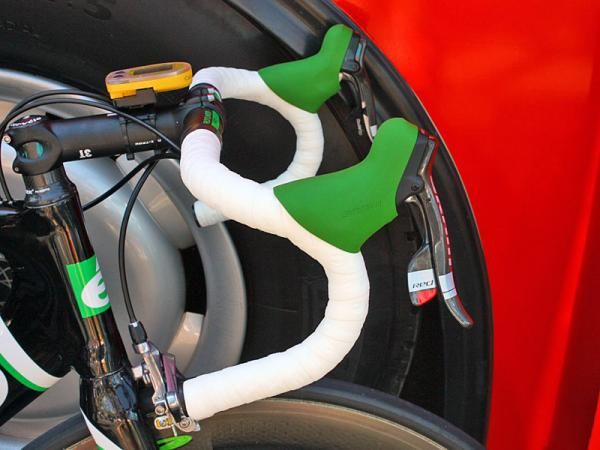 SRAM clearly had these hoods already set to go before the start of this year's Tour.