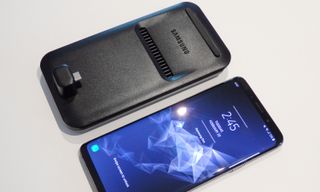 Galaxy S9 with dexpad