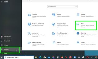 how to uninstall Microsoft Edge - Windows 10 settings
