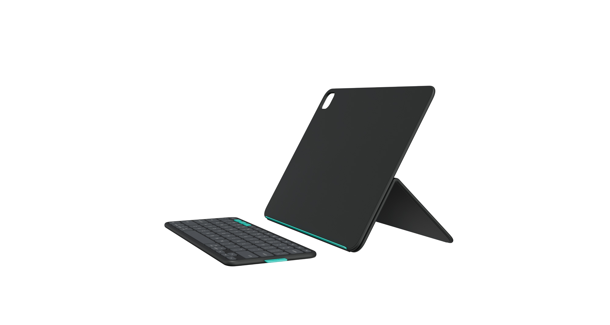 The Logitech Flip Folio, floating on a white background.