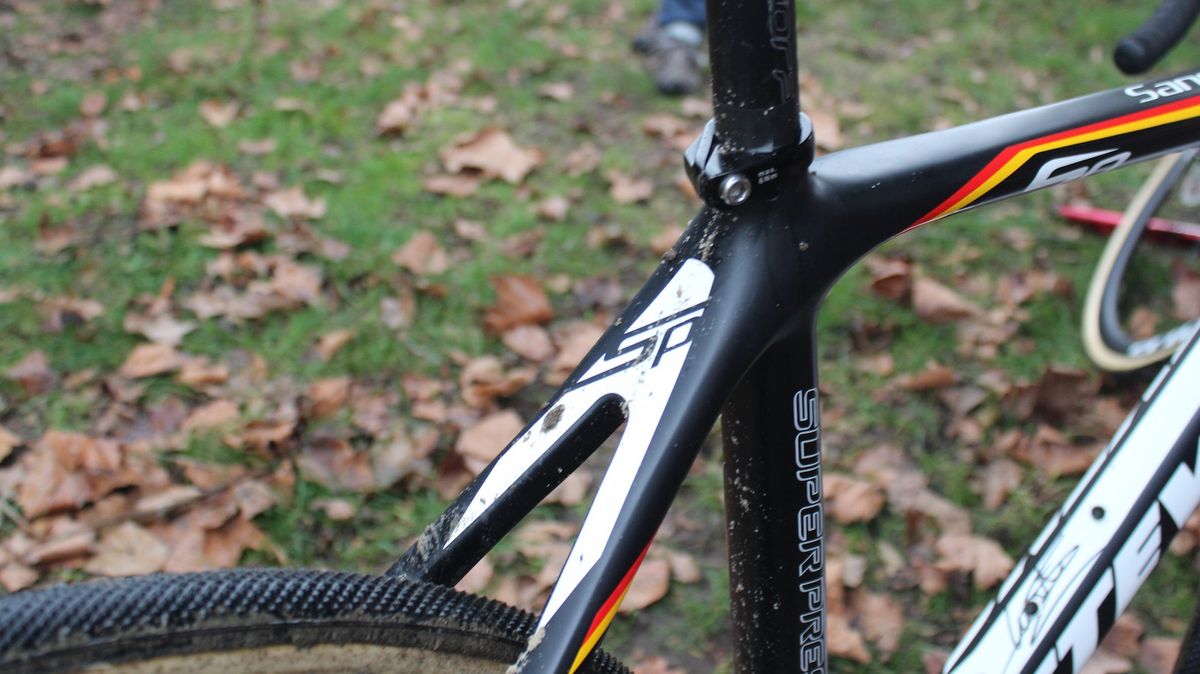 A clean finish on the seatstays