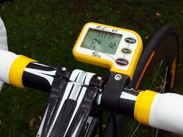 SRM's latest PowerControl VI computer is colored to match the rest of the team gear.