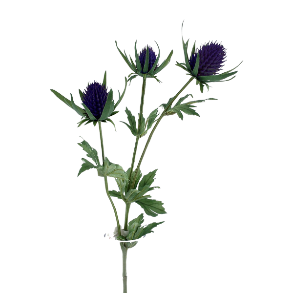 FloristryWarehouse, Floristrywarehouse Artificial Thistle Spray Artificial 66cm Purple