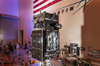 The U.S. Air Force's SBIRS GEO Flight 3 missile-warning satellite is during its final assembly and checkout phase. The military satellite launched into orbit on Jan. 20, 2017.