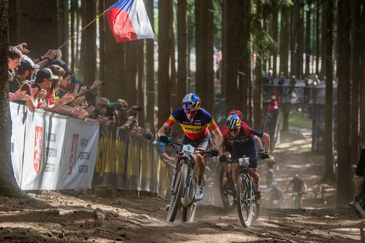 Images from the 2022 UCI MTB World Cup in Nove Mesto XCO race