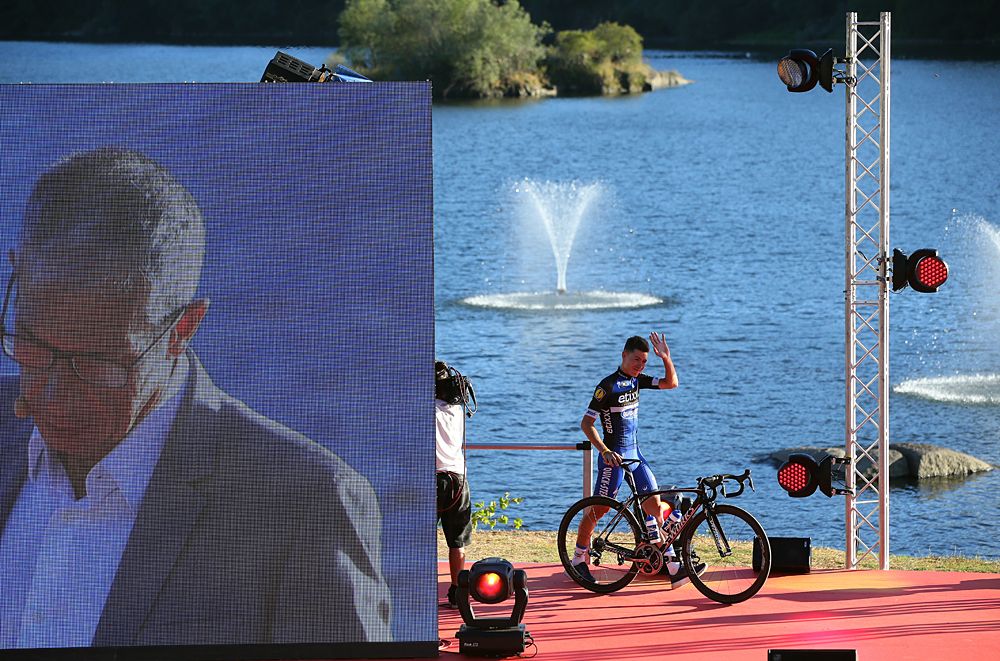 David de la Cruz (Etixx-QuickStep) - 2016 Vuelta a Espana team presentation