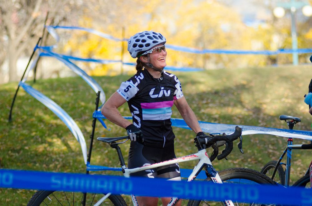 Sandra Walter after securing second place