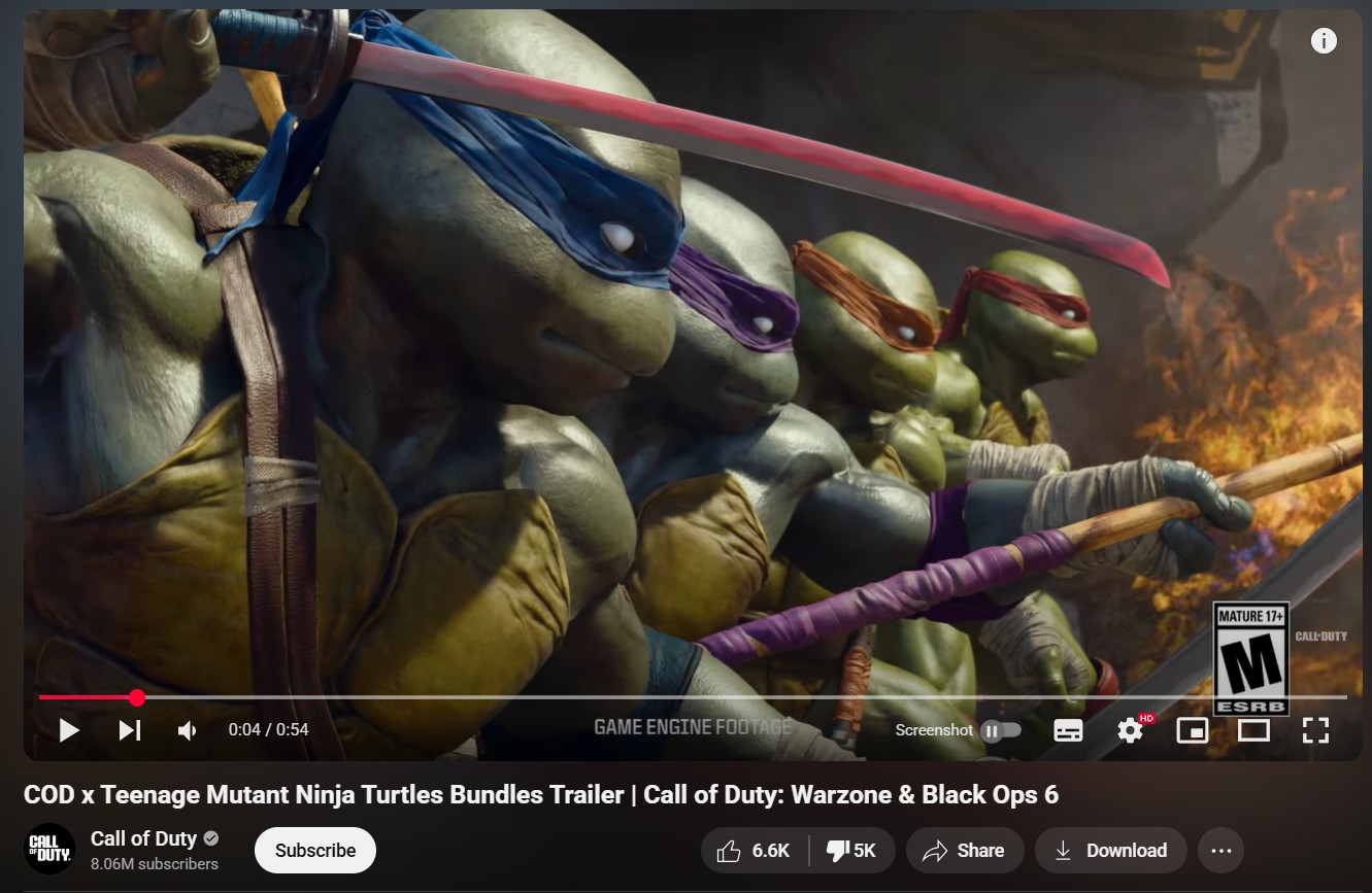 Call of Duty on YouTube