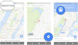 How to navigate using public transit in Google Maps